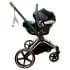 Коляска 3 в 1 Cybex Priam IV Rosegold и автокресло Aton B2 i-Size Sepia Black/Bay Blue