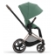 Коляска 3 в 1 Cybex Priam IV Rosegold и автокресло Aton S2 i-Size с базой Base One Leaf Green/Moon Black