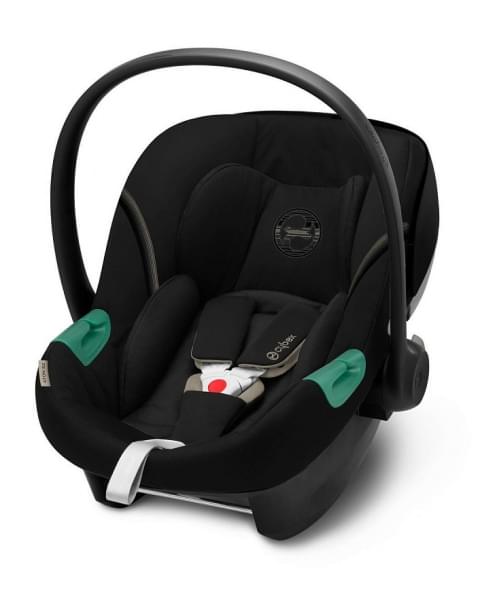 Коляска 3 в 1 Cybex Priam IV Rosegold и автокресло Aton S2 i-Size с базой Base One Leaf Green/Moon Black
