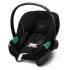 Коляска 3 в 1 Cybex Priam IV Rosegold и автокресло Aton S2 i-Size с базой Base One Leaf Green/Moon Black