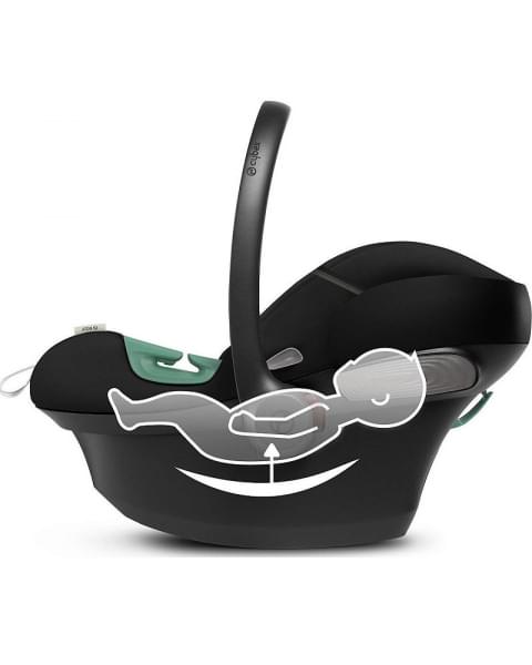 Коляска 3 в 1 Cybex Priam IV Rosegold и автокресло Aton S2 i-Size с базой Base One Leaf Green/Moon Black