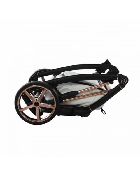 Коляска 3 в 1 Junama Air Ecco, JAE-01 (Белый / Рама медь)