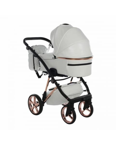 Коляска 3 в 1 Junama Air Ecco, JAE-01 (Белый / Рама медь)