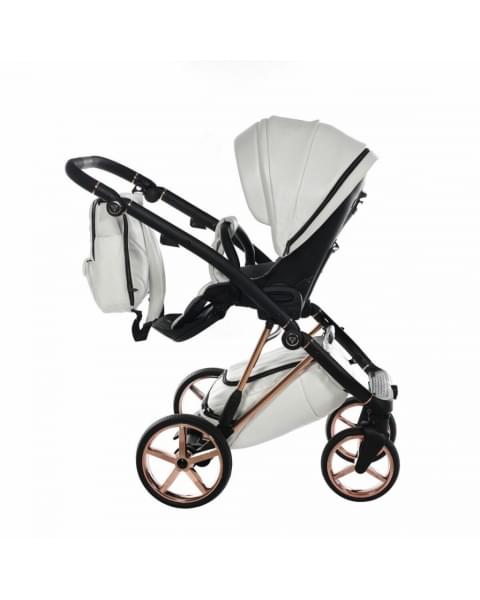 Коляска 3 в 1 Junama Air Ecco, JAE-01 (Белый / Рама медь)