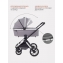 Коляска 3 в 1 MowBaby Tilda, Blue (Голубой)