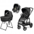 Коляска 3 в 1 Peg-Perego Veloce TC Belvedere SLK, True Black New