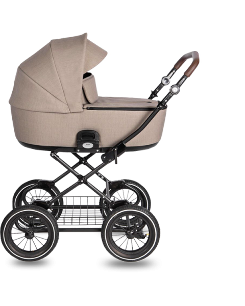 Коляска 3 в 1 Roan Bass Next Classic / колеса d12, Beige (Светло-коричневый)