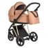 Коляска 3 в 1 Roan Sol Lux, Toffee шасси Rose Gold (Коричневый)