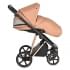 Коляска 3 в 1 Roan Sol Lux, Toffee шасси Rose Gold (Коричневый)