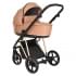 Коляска 3 в 1 Roan Sol Lux, Toffee шасси Rose Gold (Коричневый)