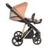 Коляска 3 в 1 Roan Sol Lux, Toffee шасси Rose Gold (Коричневый)