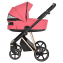 Коляска 3 в 1 Roan Sol Luxury, Viva Magenta шасси Gold (Розовый)