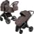 Коляска 3 в 1 Sevillababy Tinum, Brown, коричневый