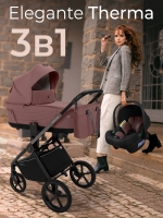 Коляска Sweet Baby 3в1 SBL Elegante Therma Mokka