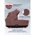 Коляска Sweet Baby 3в1 SBL Elegante Therma Mokka
