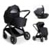 Коляска Agex Prima Pro 3 в 1 с автокреслом i-Team Grey APP626 Black (Черный)
