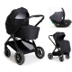 Коляска Agex Prima Pro 3 в 1 с автокреслом i-Team Grey Black (Черный)