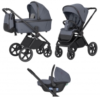 Коляска Carrello Ultimo CRL-6538 3 в 1 Cool Grey