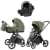 Коляска Carrello Vector 2025 CRL-6551 Nova DK791 Black Line 3 в 1 Field Green