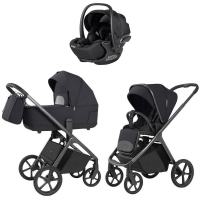 Коляска Carrello Vector 2025 CRL-6551 Vega Absolute Black 3 в 1 Shadow Black