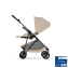 Коляска Cybex Melio Carbon 2026 цвет Almond Beige с дождевиком
