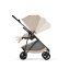 Коляска Cybex Melio Carbon 2026 цвет Almond Beige с дождевиком
