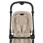 Коляска Cybex Melio Carbon 2026 цвет Almond Beige с дождевиком