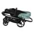 Коляска Ibebe I-Stop Leather 2 в 1 IS 21 Turquoise/Black