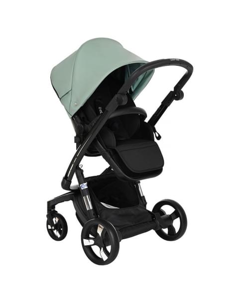Коляска Ibebe I-Stop Leather 2 в 1 IS 21 Turquoise/Black