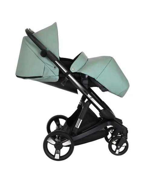 Коляска Ibebe I-Stop Leather 2 в 1 IS 21 Turquoise/Black