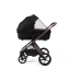 Коляска детская Peppy Monaco thermo 2 в 1 Black (черный), рама серо-коричневая