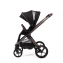Коляска детская Peppy Monaco thermo 2 в 1 Black (черный), рама серо-коричневая