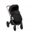 Коляска детская Peppy Monaco thermo 2 в 1 Black (черный), рама серо-коричневая