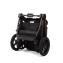 Коляска детская Peppy Monaco thermo 2 в 1 Black (черный), рама серо-коричневая