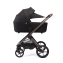 Коляска детская Peppy Monaco thermo 2 в 1 Black (черный), рама серо-коричневая