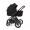 Коляска детская Peppy Soho 2 в 1 Black (черный), рама шоколад