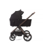 Коляска детская Peppy Soho 2 в 1 Black (черный), рама шоколад