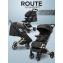 Коляска прогулочная Amarobaby Route, Черный / Золотой