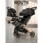 Коляска прогулочная Amarobaby Route, Черный / Золотой