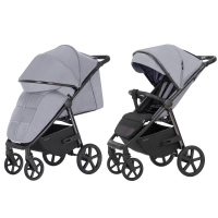 Коляска прогулочная Carrello Bravo Plus CRL-5515 / 2024, Mist Grey (Светло-серый)
