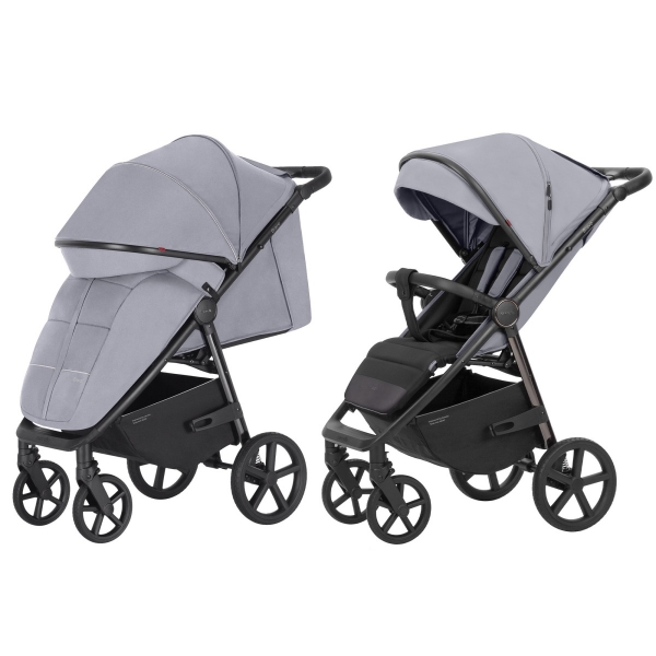 Коляска прогулочная Carrello Bravo Plus CRL-5515 / 2024, Mist Grey (Светло-серый)