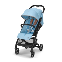 Коляска прогулочная Cybex Beezy (с дождевиком и бампером), Beach Blue (Голубой)