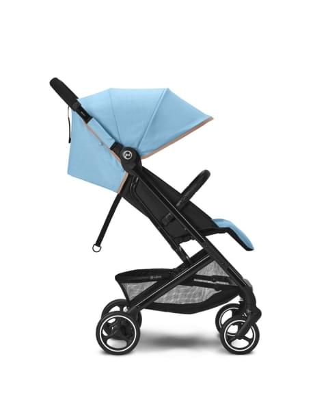 Коляска прогулочная Cybex Beezy (с дождевиком и бампером), Beach Blue (Голубой)