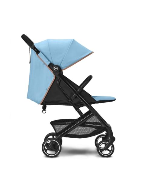 Коляска прогулочная Cybex Beezy (с дождевиком и бампером), Beach Blue (Голубой)