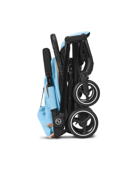 Коляска прогулочная Cybex Beezy (с дождевиком и бампером), Beach Blue (Голубой)