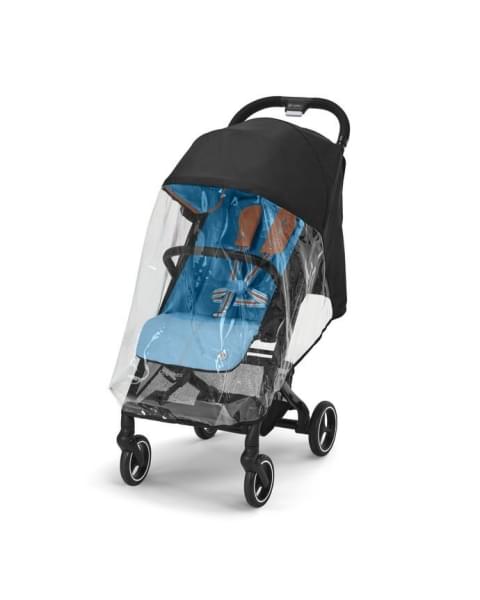 Коляска прогулочная Cybex Beezy (с дождевиком и бампером), Beach Blue (Голубой)