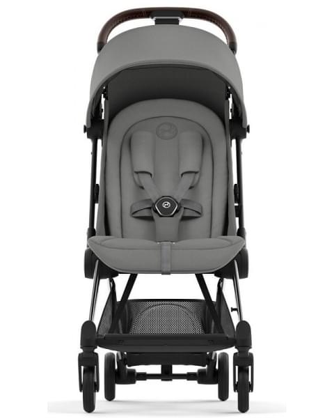 Коляска прогулочная Cybex Coya шасси Chrome Brown, Mirage Grey (Серый)