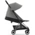 Коляска прогулочная Cybex Coya шасси Chrome Brown, Mirage Grey (Серый)