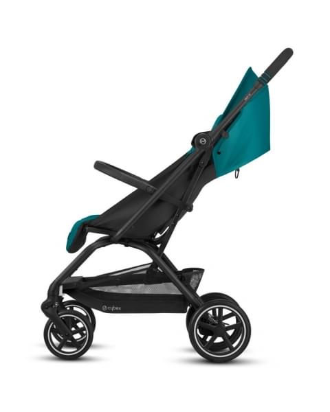 Коляска прогулочная Cybex Eezy S+ 2 BLK (с дождевиком и бампером), Magnolia Pink (Розовый)