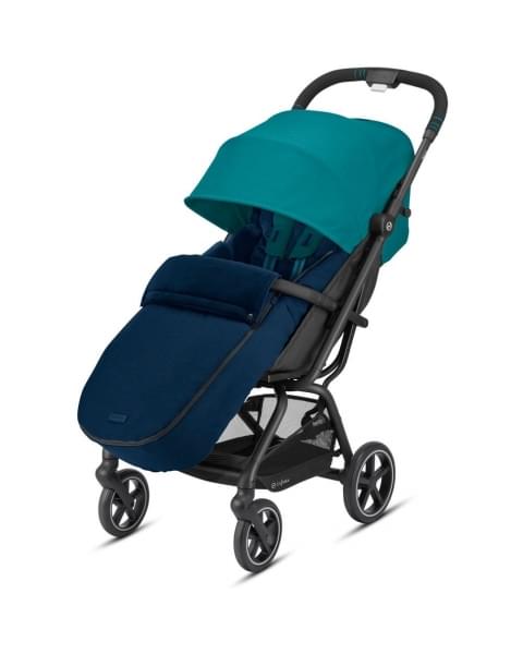 Коляска прогулочная Cybex Eezy S+ 2 BLK (с дождевиком и бампером), Magnolia Pink (Розовый)